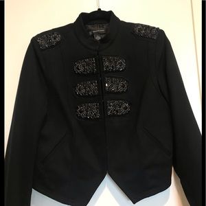 INC black short jacket